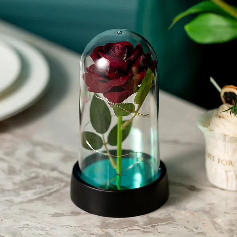 Pourquoi offrir une rose rouge sous cloche ?