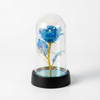 Rose Artificielle sous Cloche LED – Modèle Nebula
