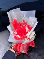 Bouquet 1 Rose Artificielle Décorative – 4 Coloris