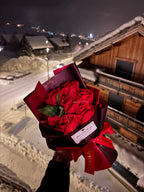 Bouquet 7 Roses Artificielles avec Lumières LED – 4 Coloris